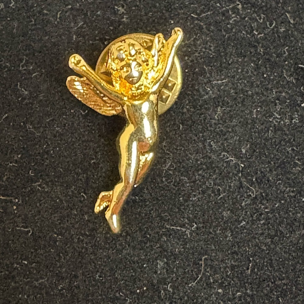 Gold Tone and Silver Tone Fairy Charm and Pin Set - Picture 2 of 7